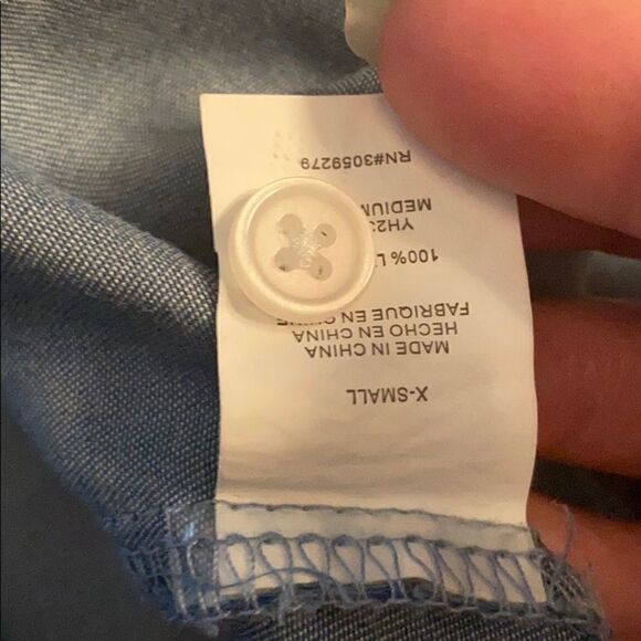 NWT Thread & Supply Star chambray shirt blouse XS - Picture 10 of 12